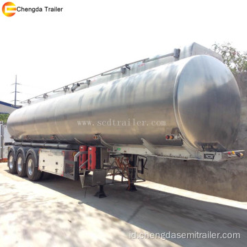 Aluminium Alloy 45000 liter trailer tanker bahan bakar